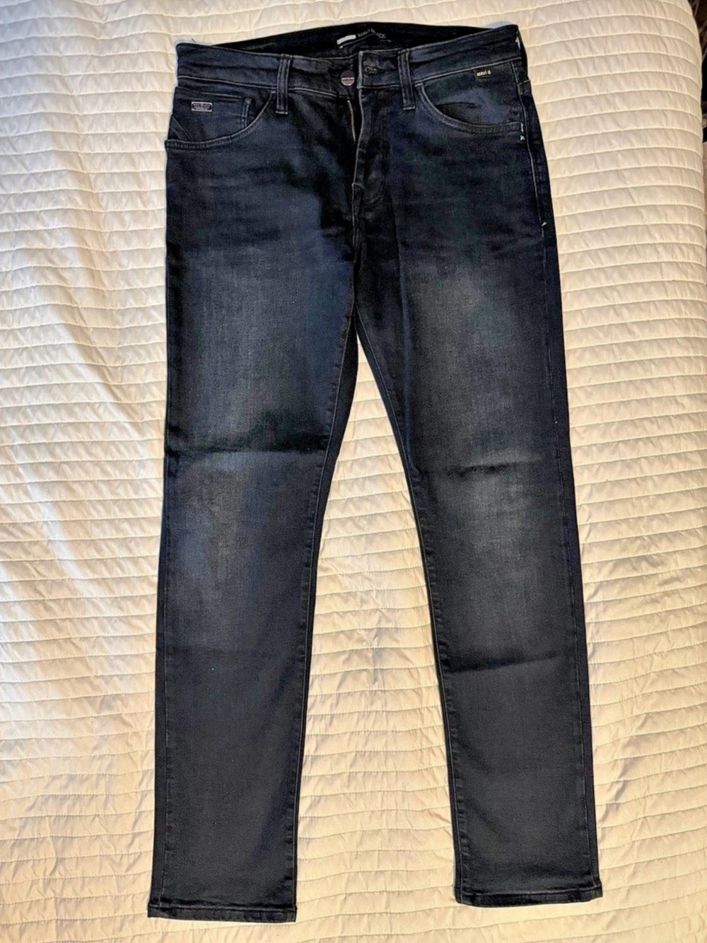 Mavi Jake Slim Jeans in Black Waist 32 G37